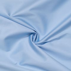 Sky Blue Color Zara Cotton Silk Fabric