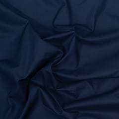 Navy Blue Color Dyed 60's Poplin Fabric