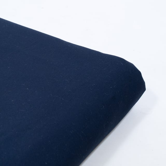 Navy Blue Color Dyed 60's Poplin Fabric