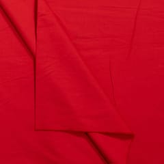 Red Color Dyed 60's Poplin Fabric