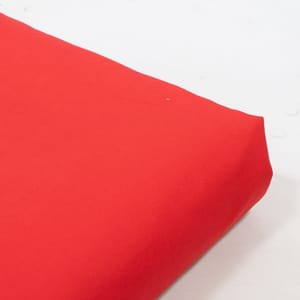 Red Color Dyed 60's Poplin Fabric