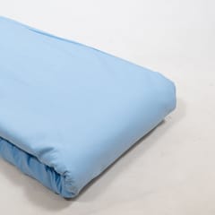 Sky Blue Color Dyed 60's Poplin Fabric