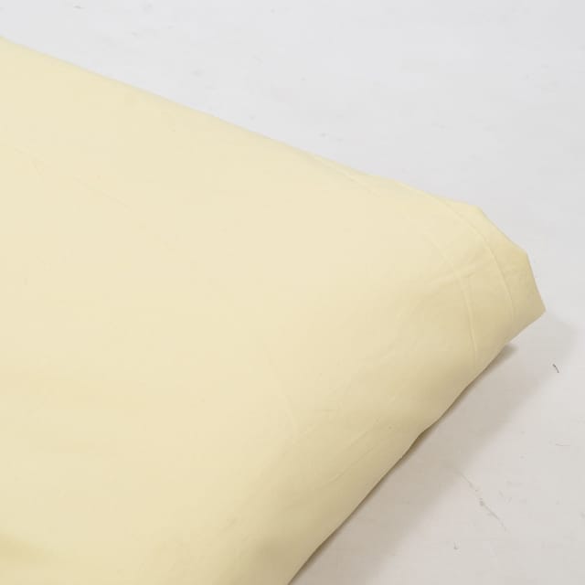 Lemon Color Dyed 60's Poplin Fabric