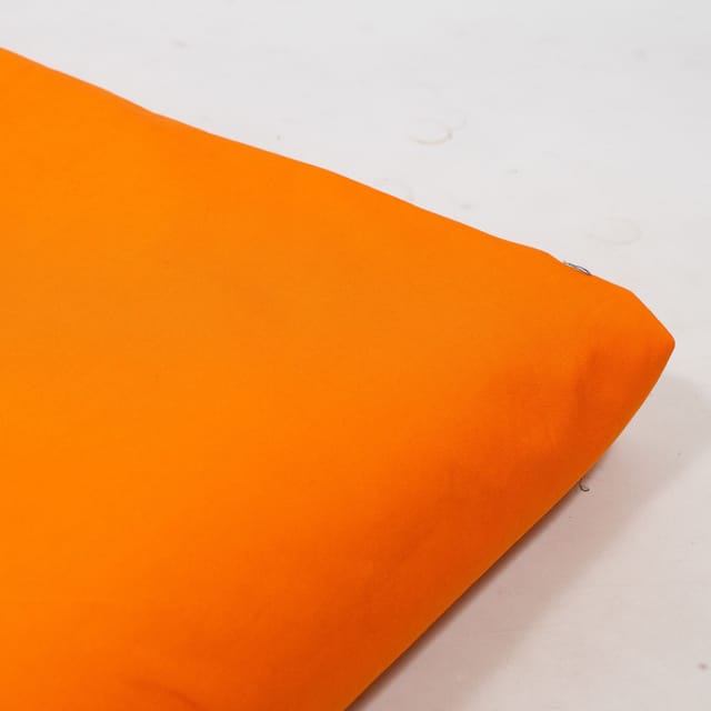 Orange Color Dyed 60's Poplin Fabric