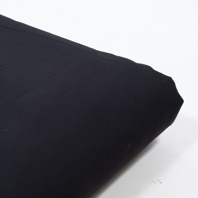 Black Color Dyed 60's Poplin Fabric