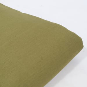 Green Color Cotton Flex Fabric