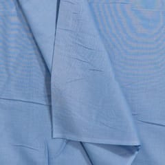Sky Blue Color Cotton Flex Fabric