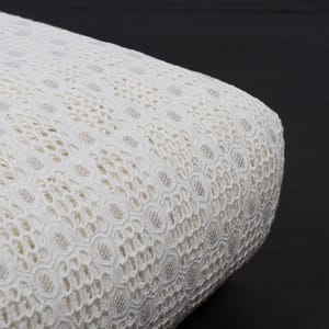 Dyeable Muslin Embroidered Fabric