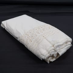 Dyeable Cotton Embroidered Fabric