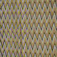 Beige n Brown Color Modal Satin Printed Fabric