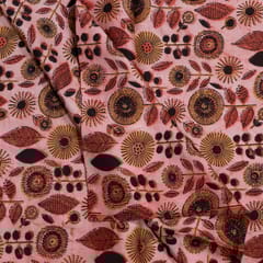 Gajree Color Modal Satin Printed Fabric