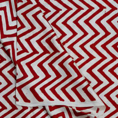 Maroon Color Modal Satin Printed Fabric