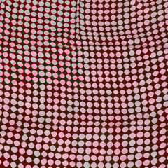 Maroon Color Modal Satin Printed Fabric