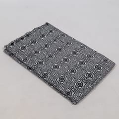 Black Color Cambric Cotton Printed Fabric