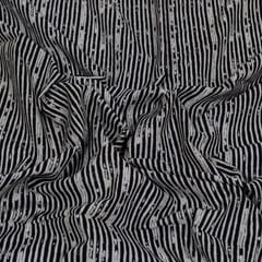 Black Color Cambric Cotton Printed Fabric