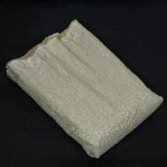 Dyeable Tissue Upada Zari Embroidered Fabric