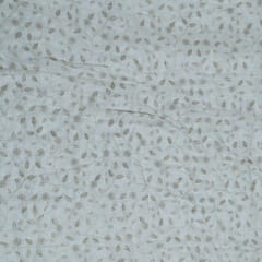 Dyeable Dola Silk Embroidered Fabric