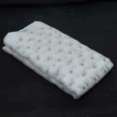 Dyeable Organza Embroidered Fabric