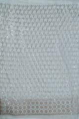 Dyeable Georgette Embroidered Fabric