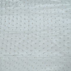 Dyeable Crepe Embroidered Fabric