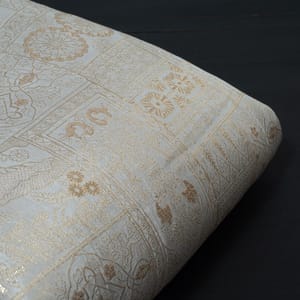 Dyeable Dola Silk Jacquard Fabric