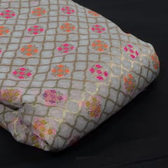 Dyeable Georgette Jacquard Fabric