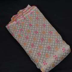 Dyeable Georgette Jacquard Fabric