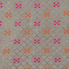 Dyeable Georgette Jacquard Fabric