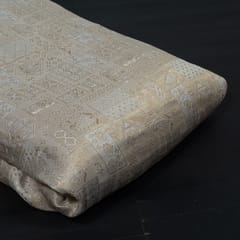 Dyeable Dola Silk Jacquard Fabric