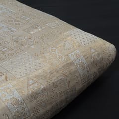 Dyeable Dola Silk Jacquard Fabric