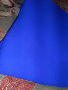 Royal blue color Poly Georgette fabric