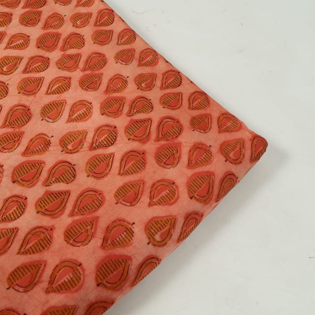 Gajree Color Modal Satin Printed Fabric