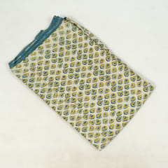 Light Beige Color Modal Satin Printed Fabric