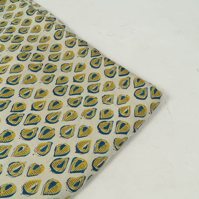 Light Beige Color Modal Satin Printed Fabric