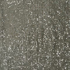 Sky Blue Color Impoted Net Sequins Embroidered Fabric