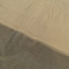 Dyeable Gold Stripes Tissue Organza Fabric – Premium Sheer Elegance