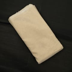 Dyeable Gold Stripes Tissue Organza Fabric – Premium Sheer Elegance