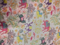 Light Pink Traditional Pure Chanderi Fabric