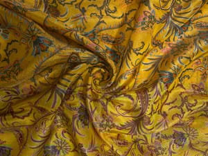 Multicolor Floral Tissue Fabric