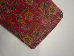 Multicolor Floral Tissue Fabric