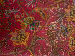 Multicolor Floral Tissue Fabric