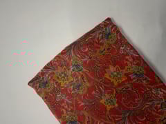 Multicolor Floral Tissue Fabric