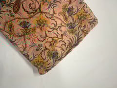 Multicolor Floral Tissue Fabric