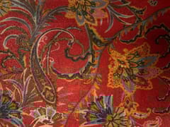 Multicolor Floral Tissue Fabric