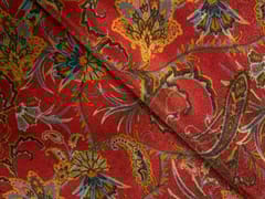 Multicolor Floral Tissue Fabric