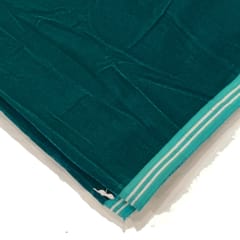 Peacock Green Colour Micro Velvet fabric