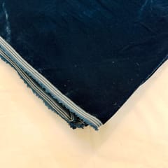 Teal Blue Micro Velvet fabric