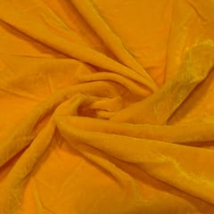 Gold Yellow Colour Micro Velvet fabric