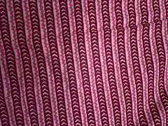 Pink Red Stripes Cotton Cambric Fabric