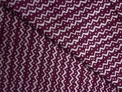 Purple Stripes Cotton Cambric Kantha Fabric